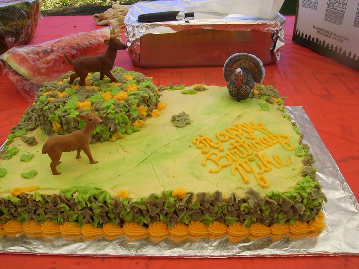 Wildlife Birthday Cake