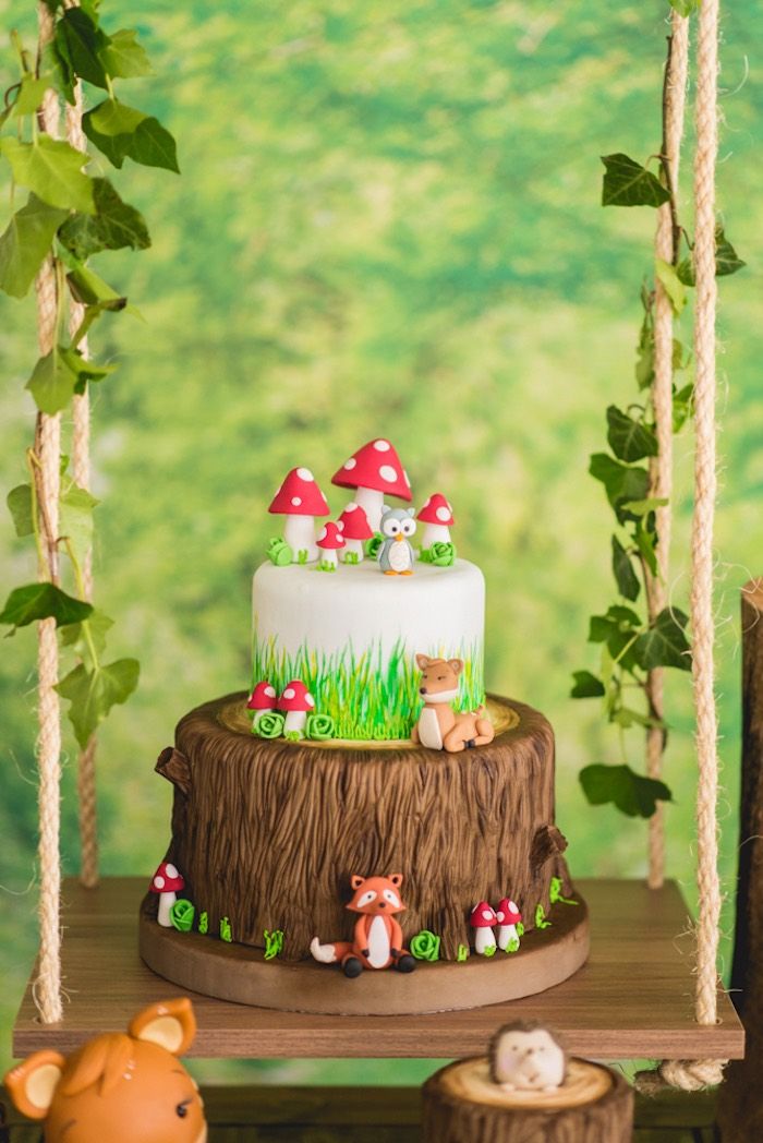 Woodland Birthday Cake Ideas