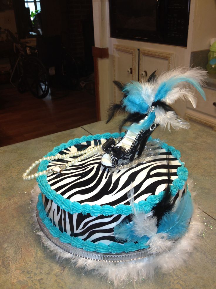 Zebra Birthday Cake