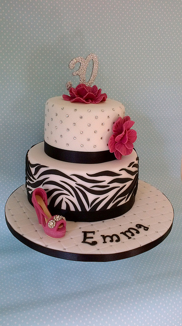 11 Photos of Cakes Zebra Print With Horseshoe