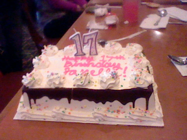 17th Birthday Cake