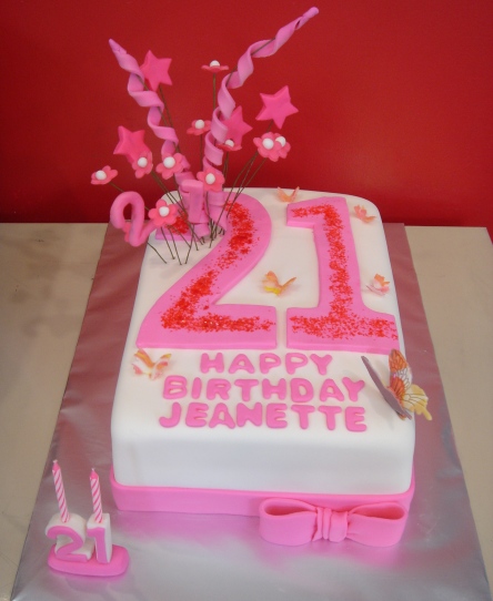 21st Birthday Cake