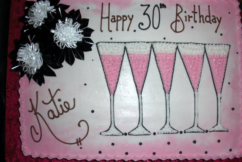 30th Birthday Sheet Cake Ideas