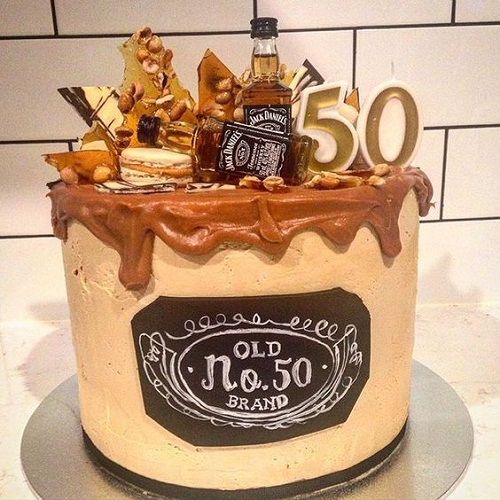 50th Chocolate Birthday Cakes for Men