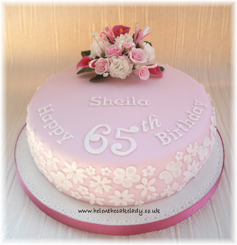 65th Birthday Cake