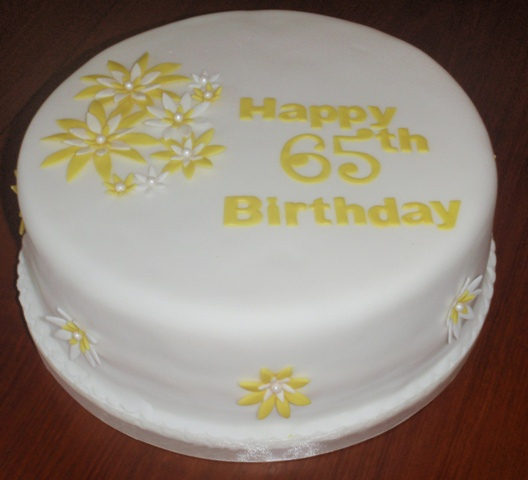 65th Birthday Cake