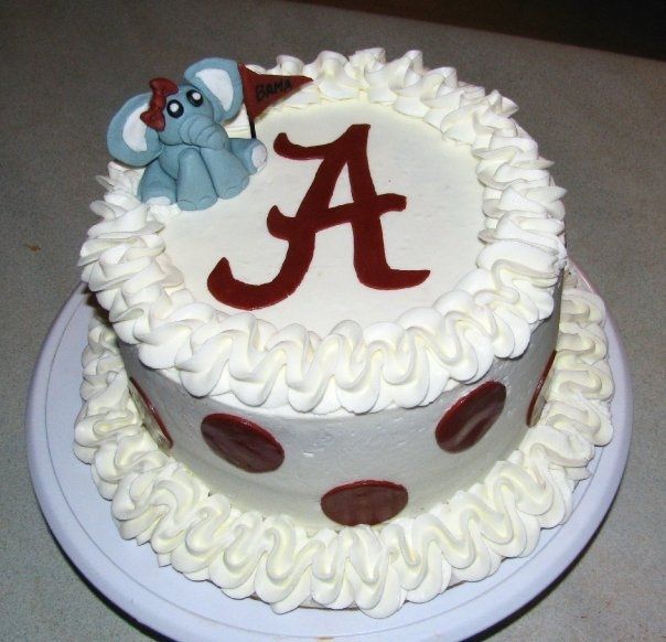 Alabama Football Birthday Cake