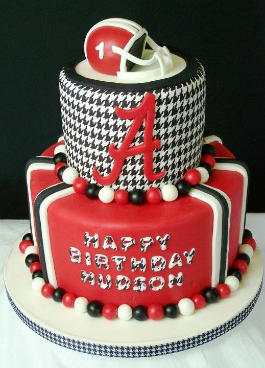 Alabama Football Birthday Cake