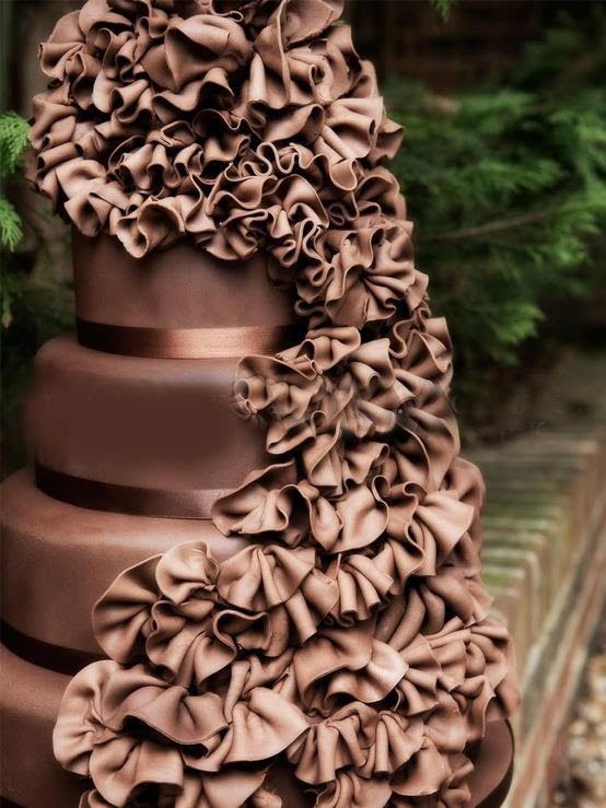 Amazing Chocolate Wedding Cake