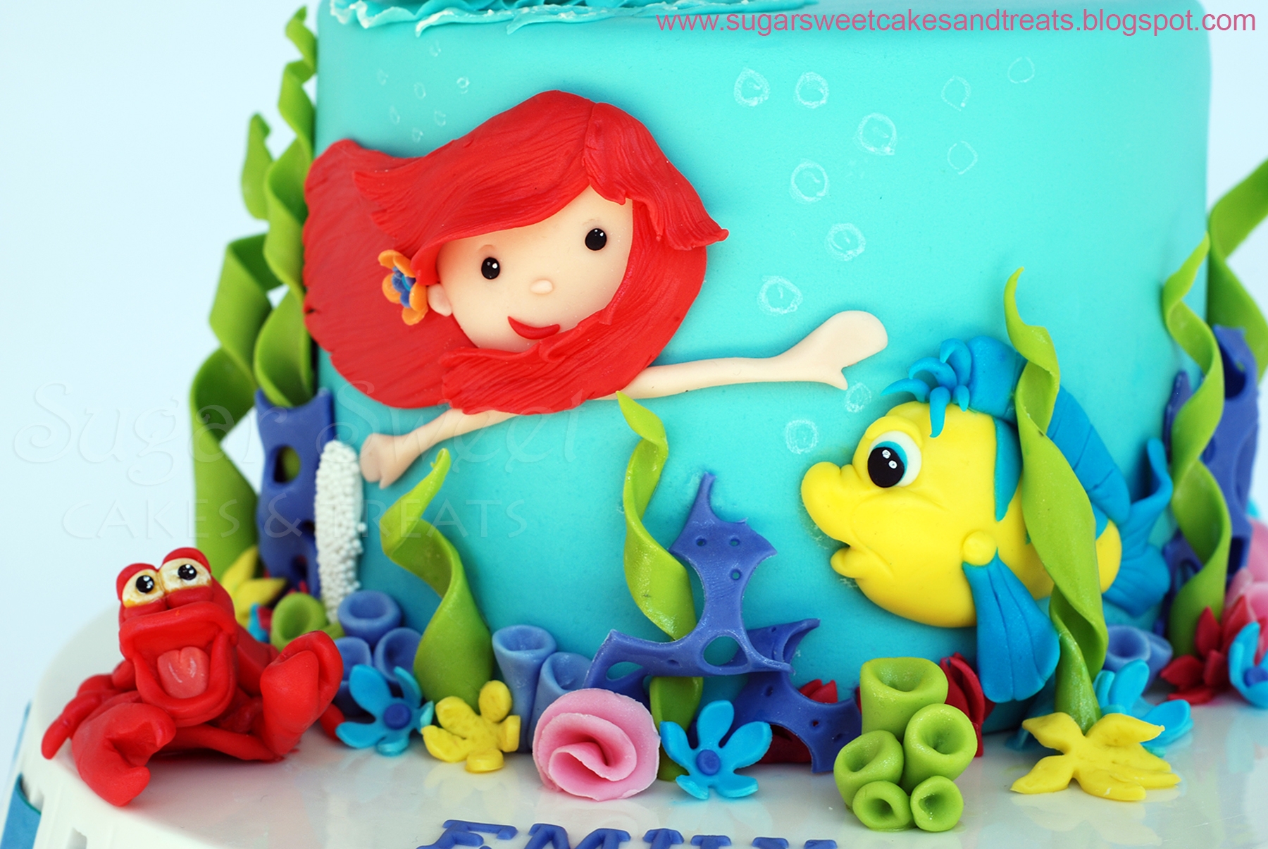 Ariel Little Mermaid Cake