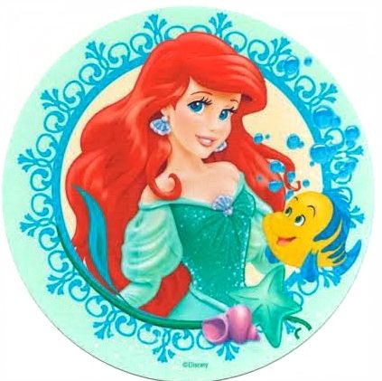 Ariel Little Mermaid Sheet Cake