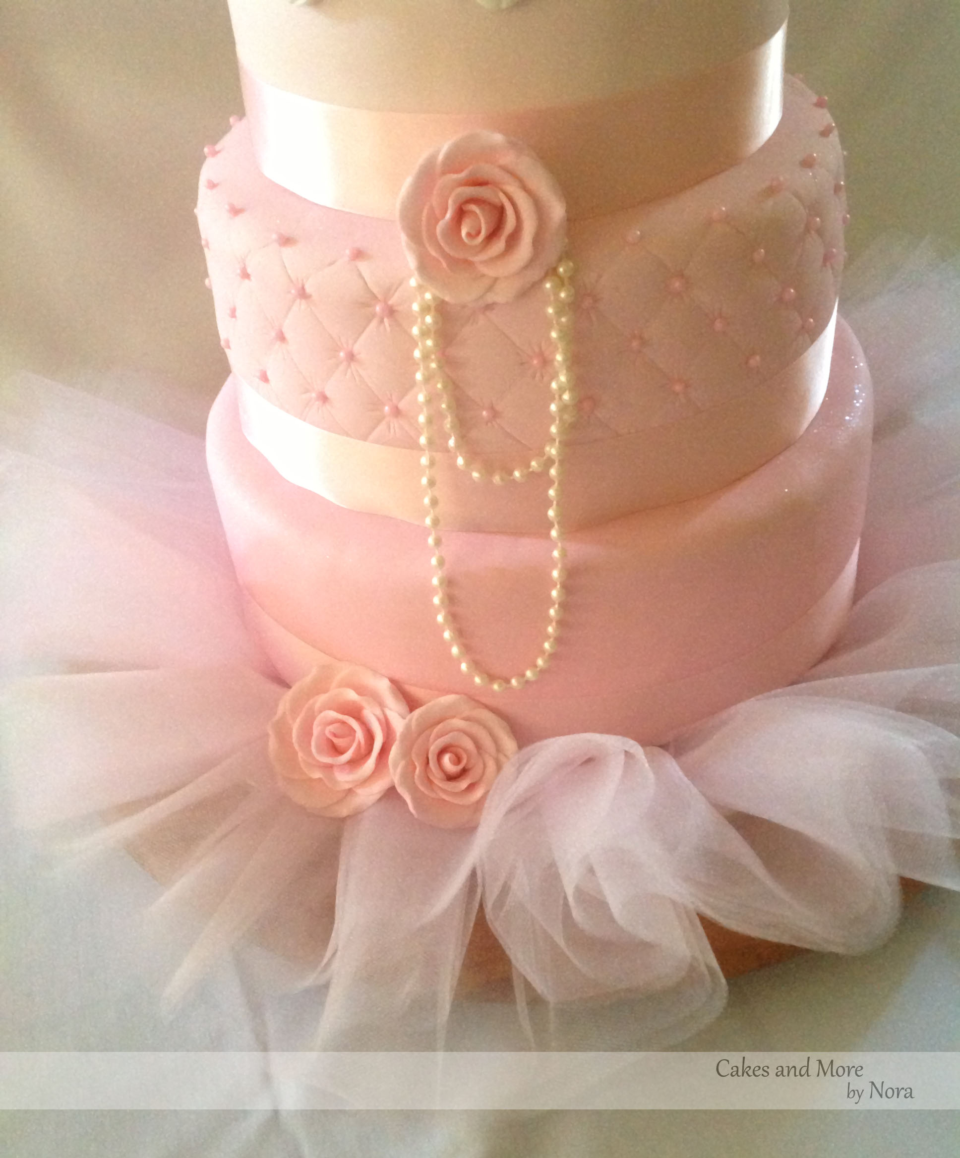 Baby Ballerina Birthday Cake