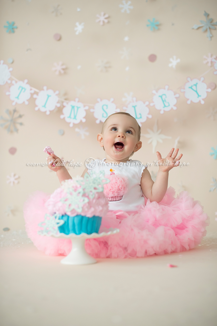 Baby Girl First Birthday Smash Cake