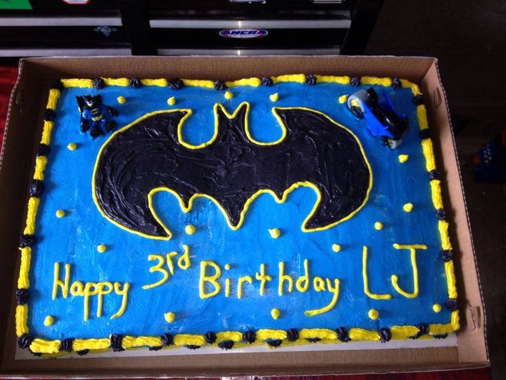 Batman Full Sheet Cake