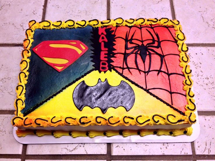 Batman Sheet Cake