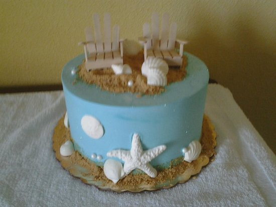 Beach Birthday Cake