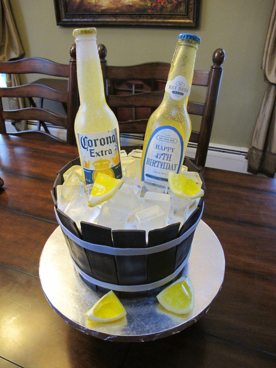 Beer Bottle Cake