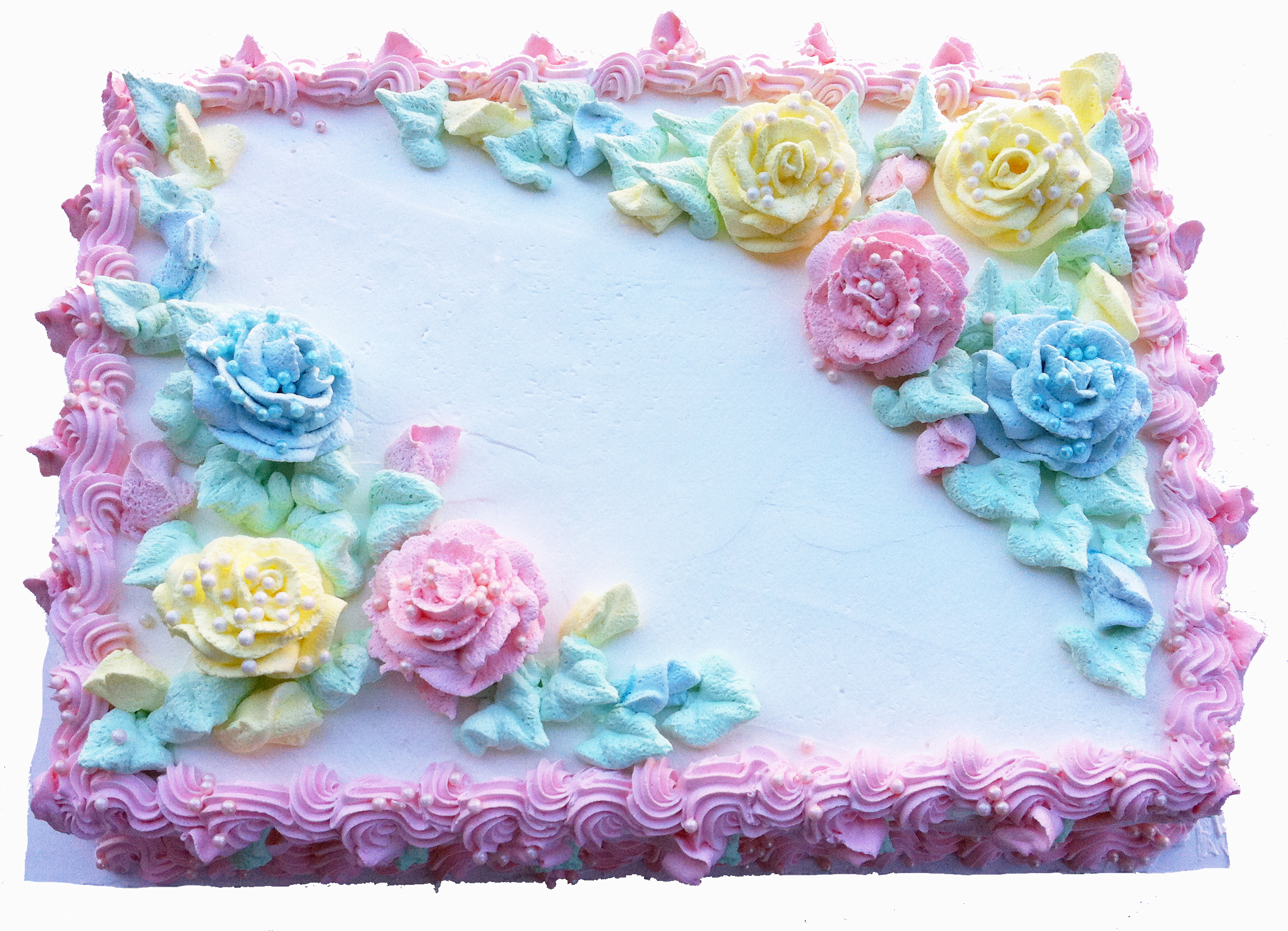 12 Photos of Pastel Color Sheet Cakes