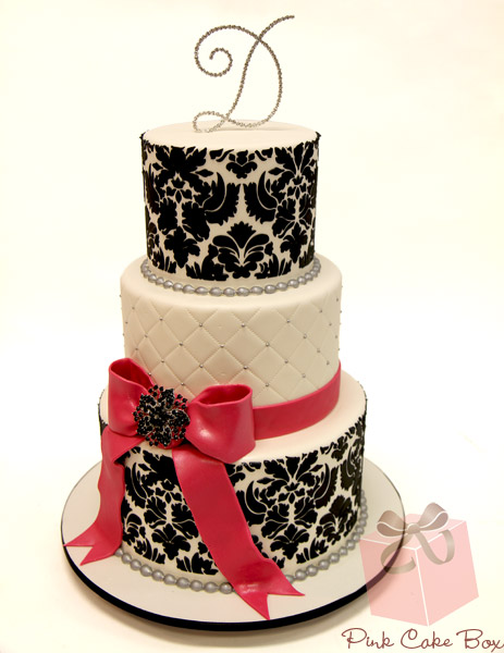 7 Photos of Black N Red Sweet 16 Birthday Cakes