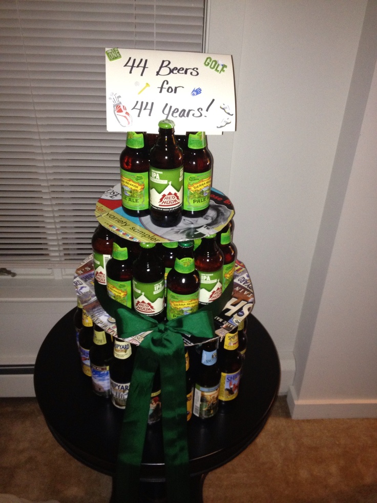 Cake Made From Beer Bottles