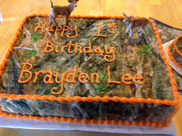 Camo Birthday Cake