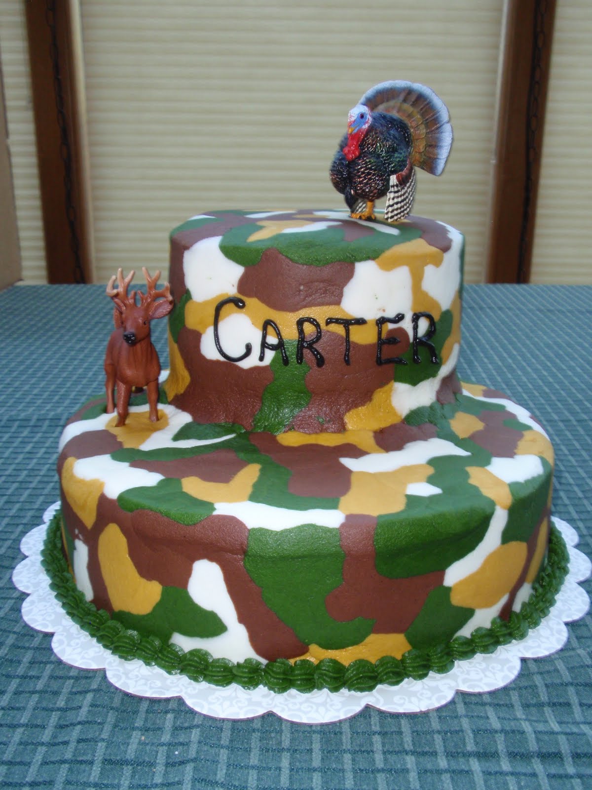 Camouflage Camo Birthday Cake