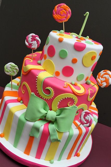 Candy Birthday Cake Ideas