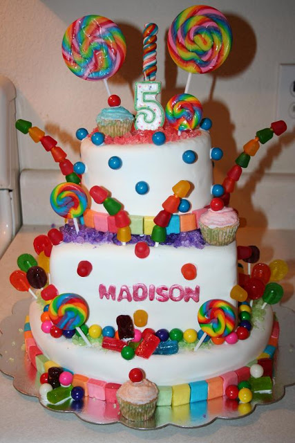 Candyland Birthday Cake Idea