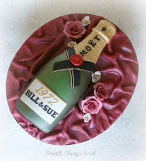 Champagne Bottle Cake