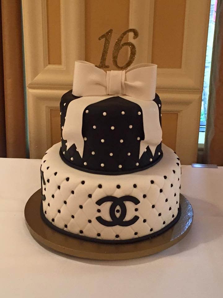 Chanel Sweet Sixteen Birthday Cakes