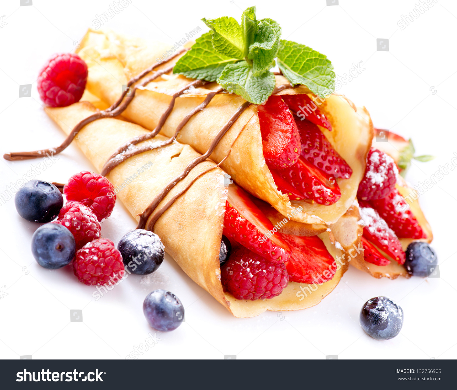 Crepes with Strawberry