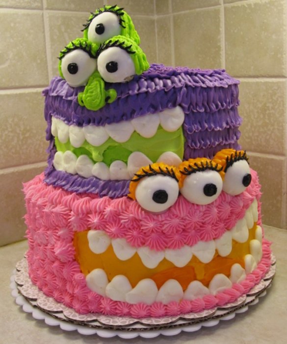 Cute Monster Cake