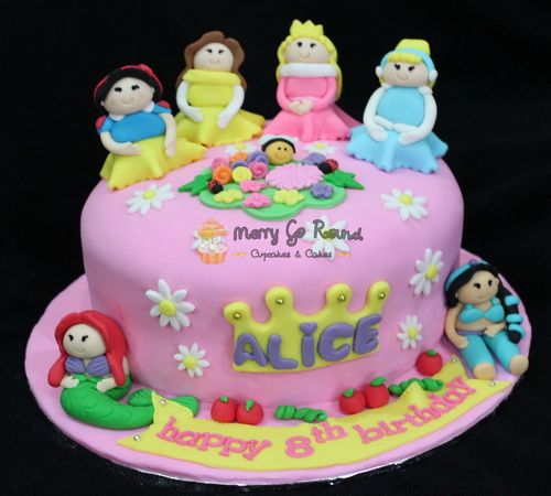 Cute Princess Birthday Cakes Girls