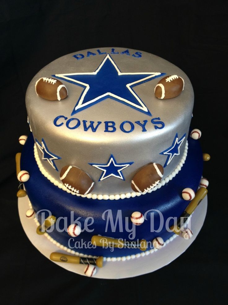 Dallas Cowboys Baby Shower Cake