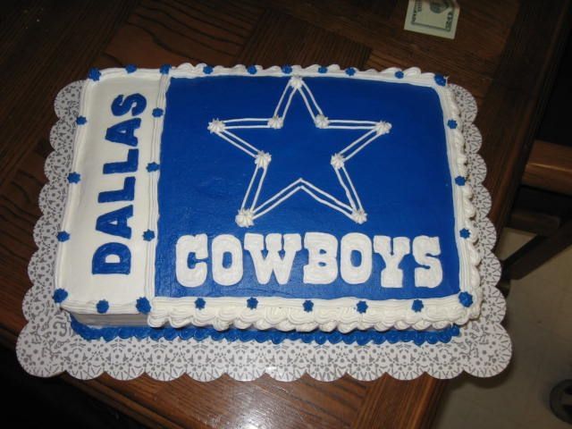 Dallas Cowboys Birthday Cake