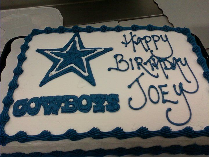 Dallas Cowboys Cake