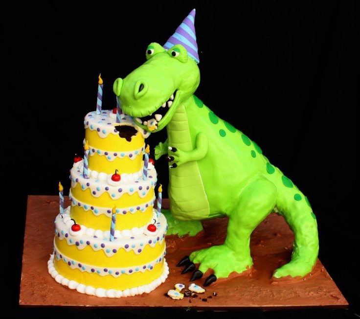 Dinosaur Birthday Cake