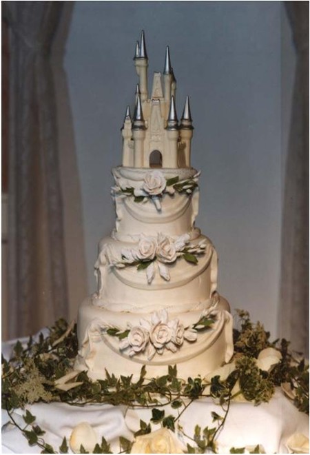 Disney Castle Wedding Cake