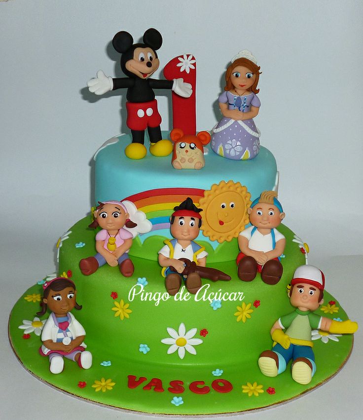 Disney Junior Birthday Cake