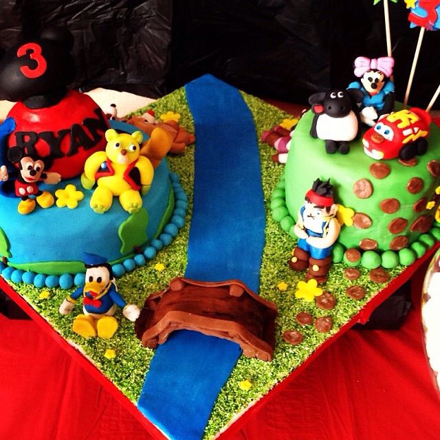 Disney Junior Birthday Cake