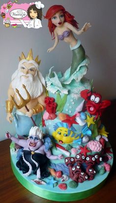 Disney Little Mermaid Cake