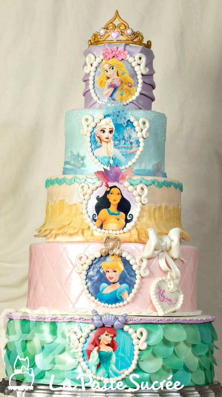 Disney Princess Birthday Cakes