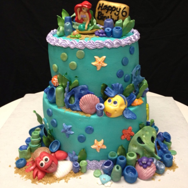 Disney World Little Mermaid Cake