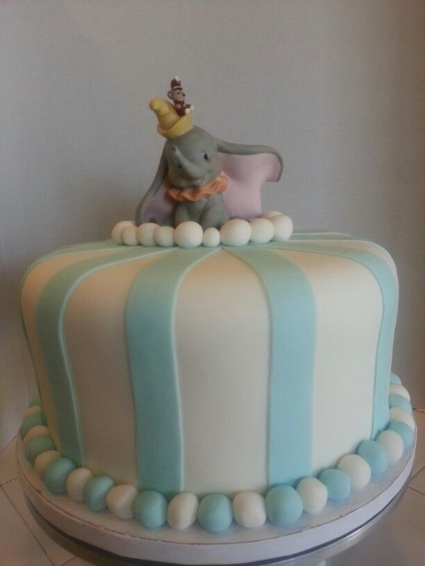 Dumbo Baby Shower Cake