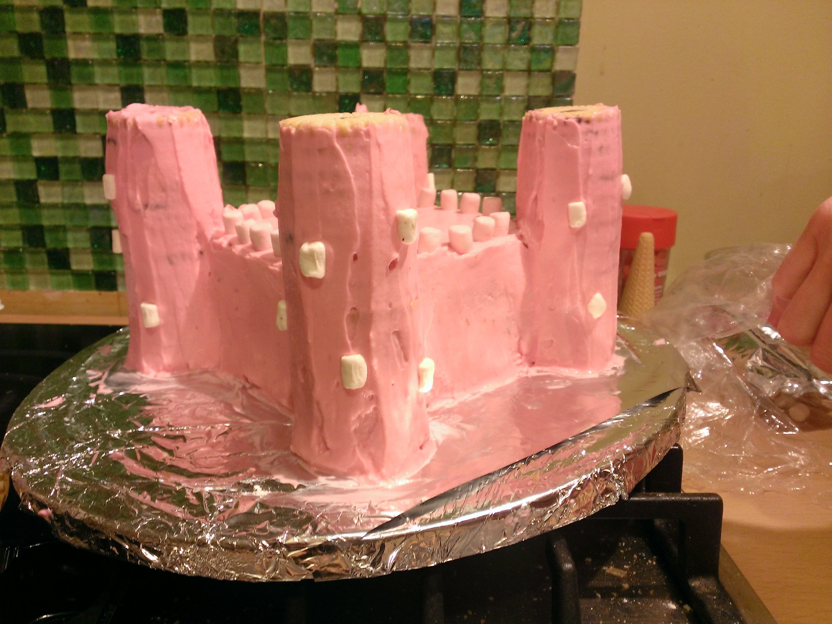 Easy Castle Cake