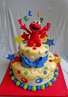 Elmo Birthday Cake