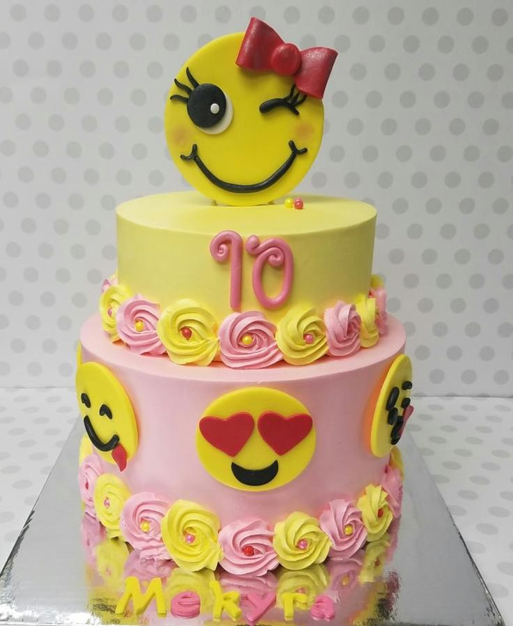 Emoji Birthday Cake