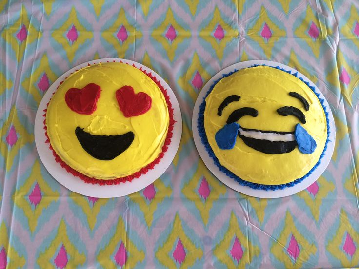 Emoji Birthday Cake