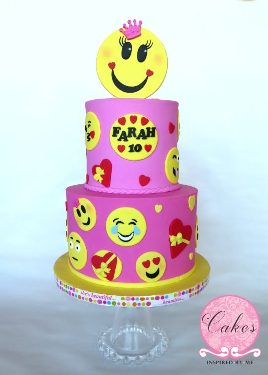 Emoji Birthday Cake