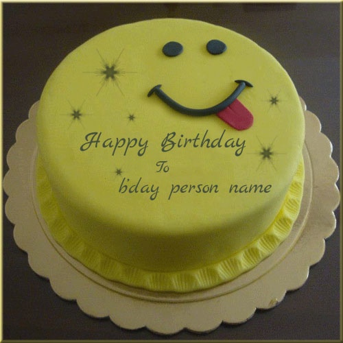 Emoji Happy Birthday Cake